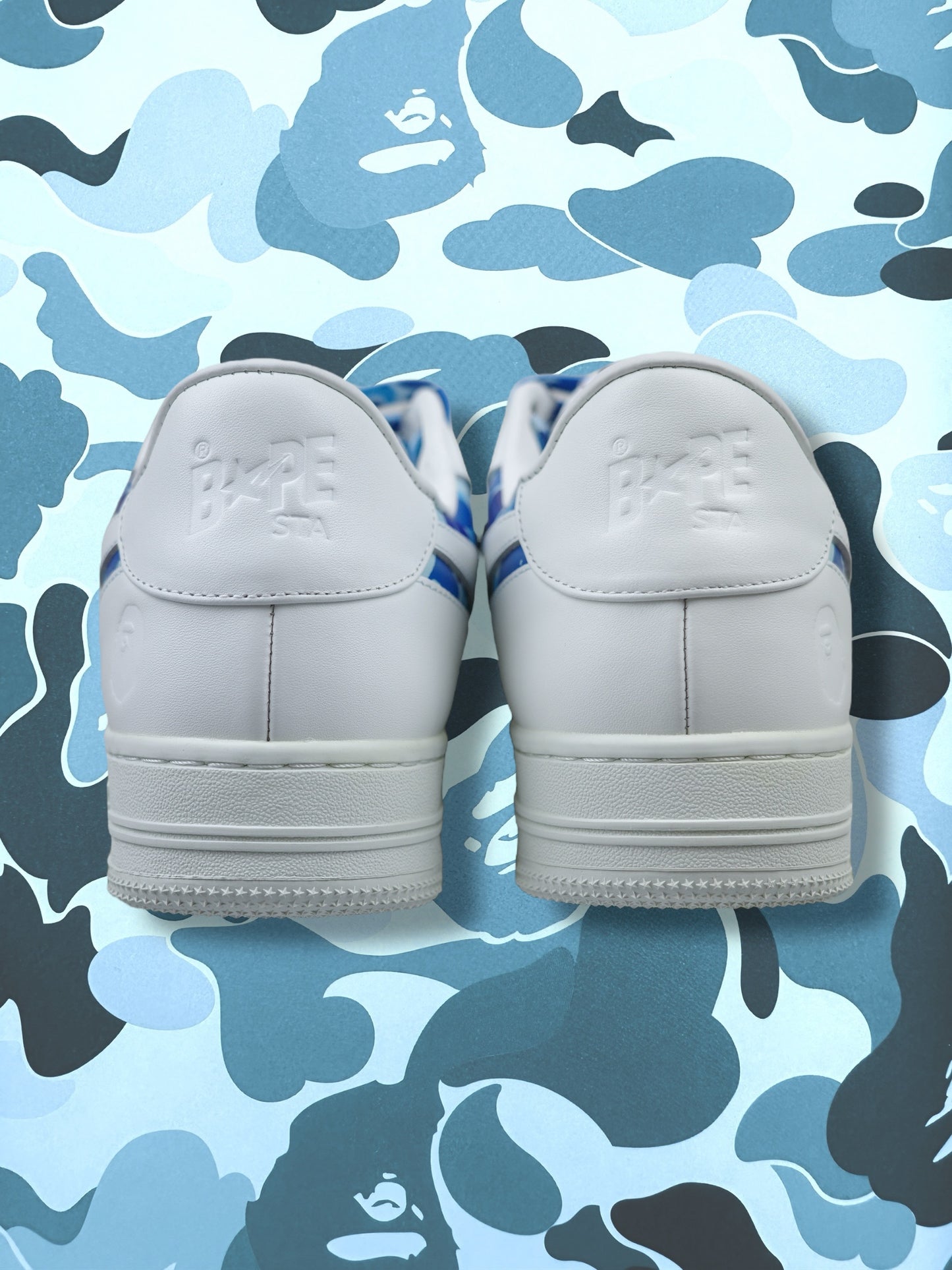 BAPESTA Blue Camo White