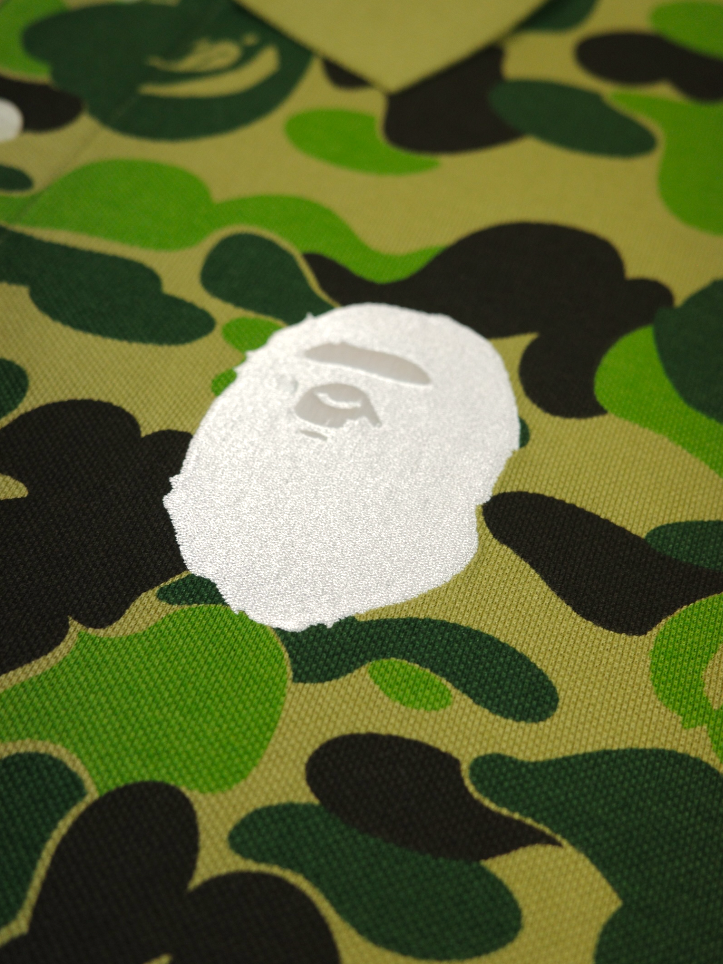 Bape ABC Camo Ape Head Polo