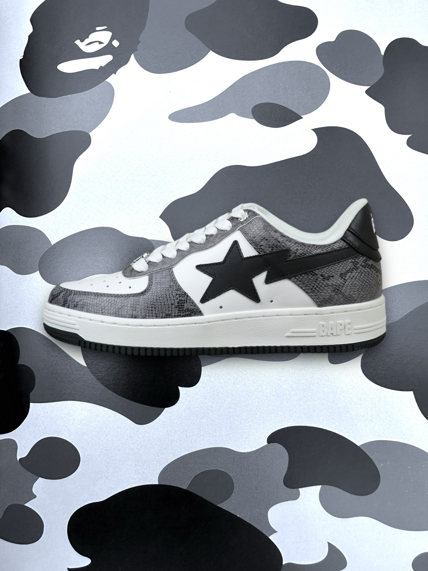 Bapesta Snake Skin