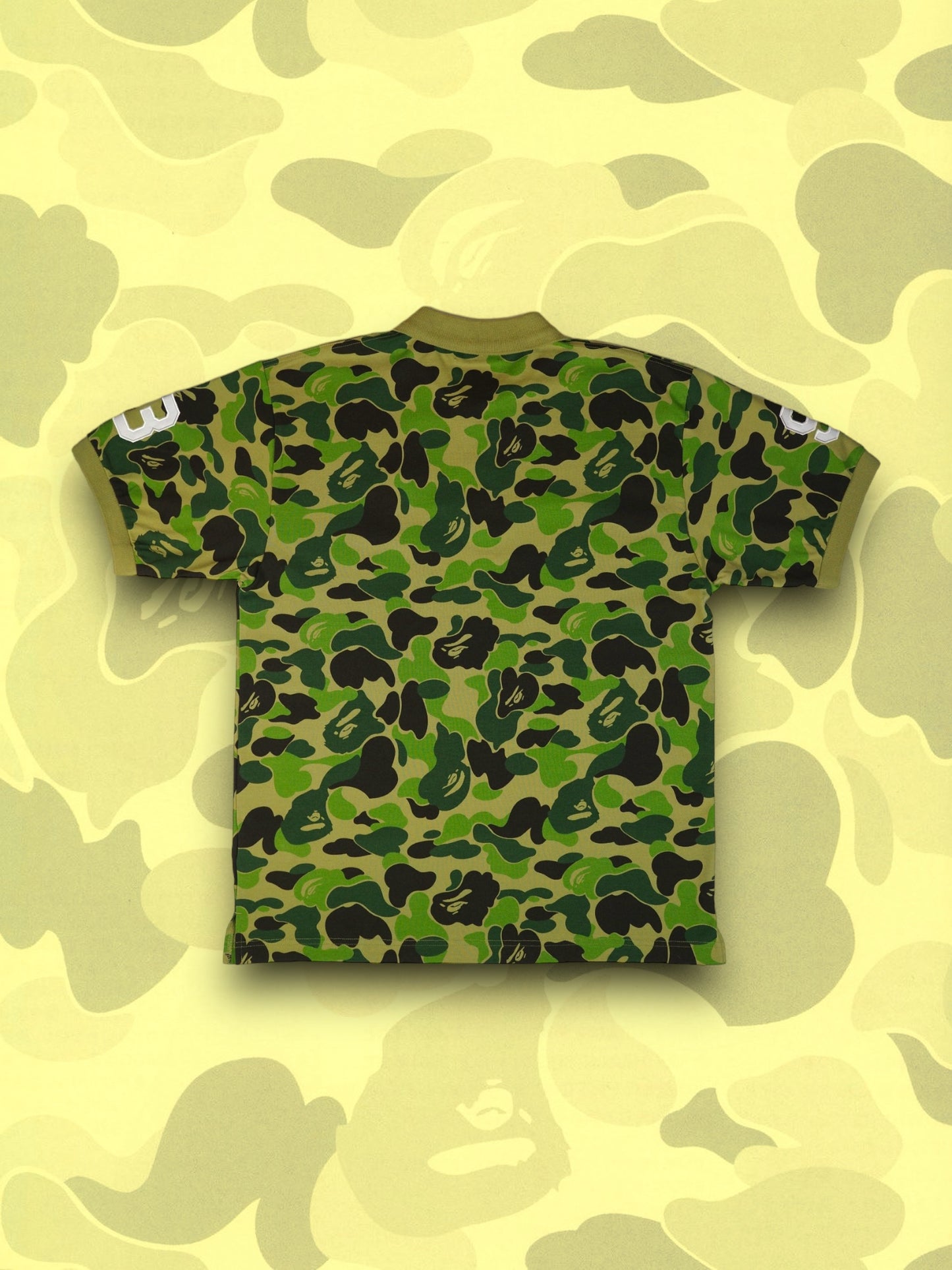 Bape ABC Camo Ape Head Polo