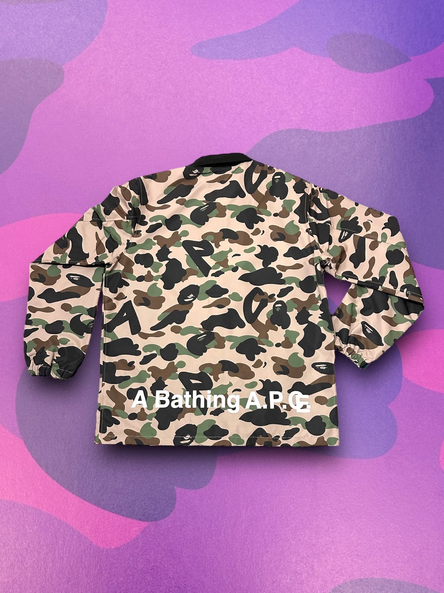 A Bathing Ape x A.P.C Camo Jacket