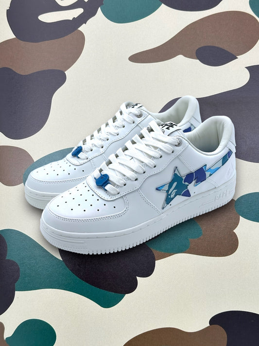 BAPESTA Blue Camo STA White