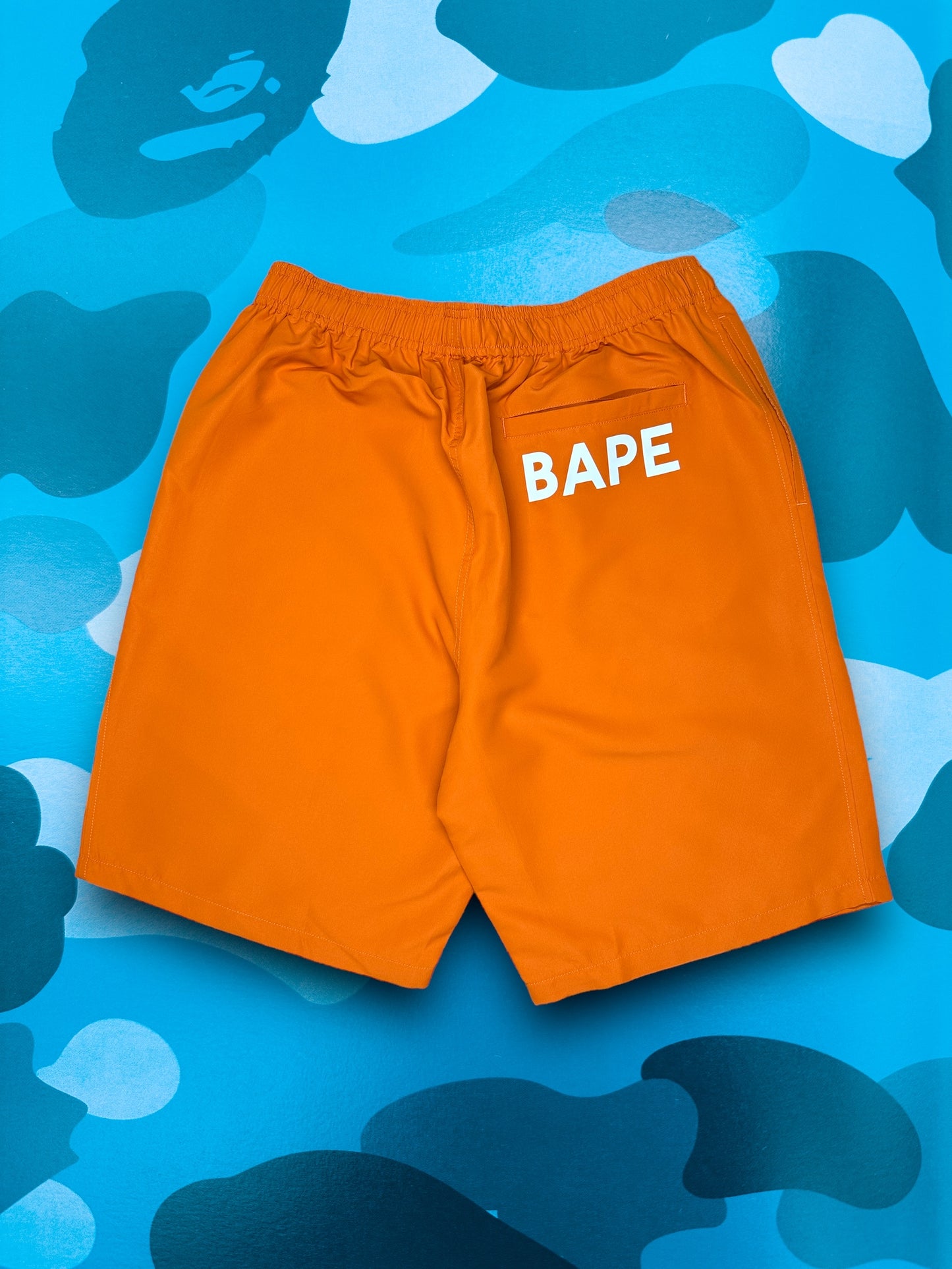 A Bathing Ape Board Shorts Orange