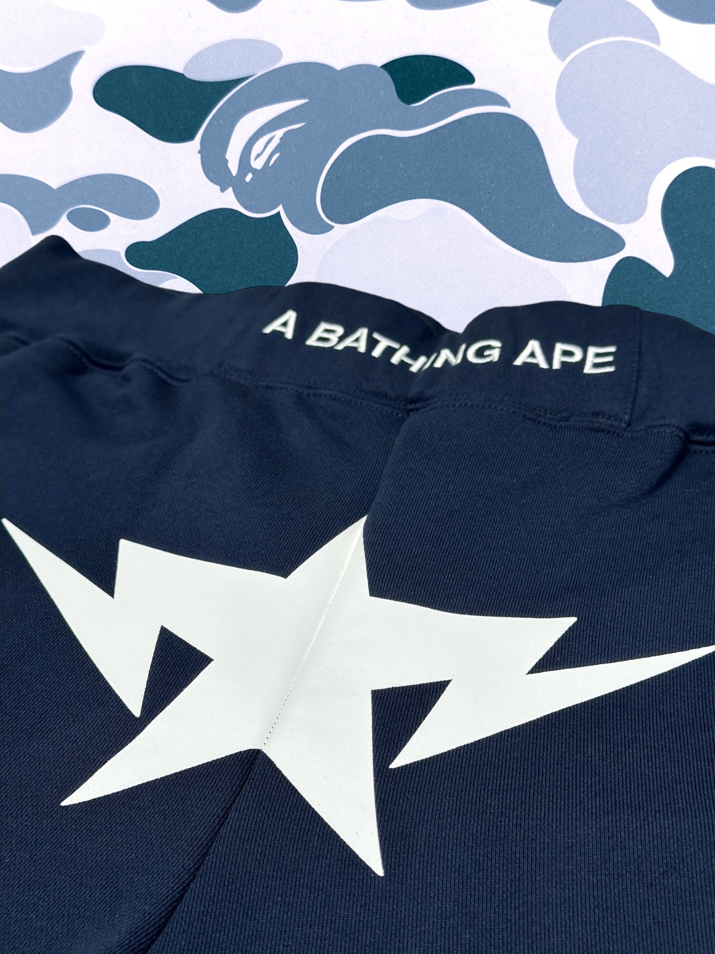 A Bathing Ape TwinSTA Sweat Shorts Blue