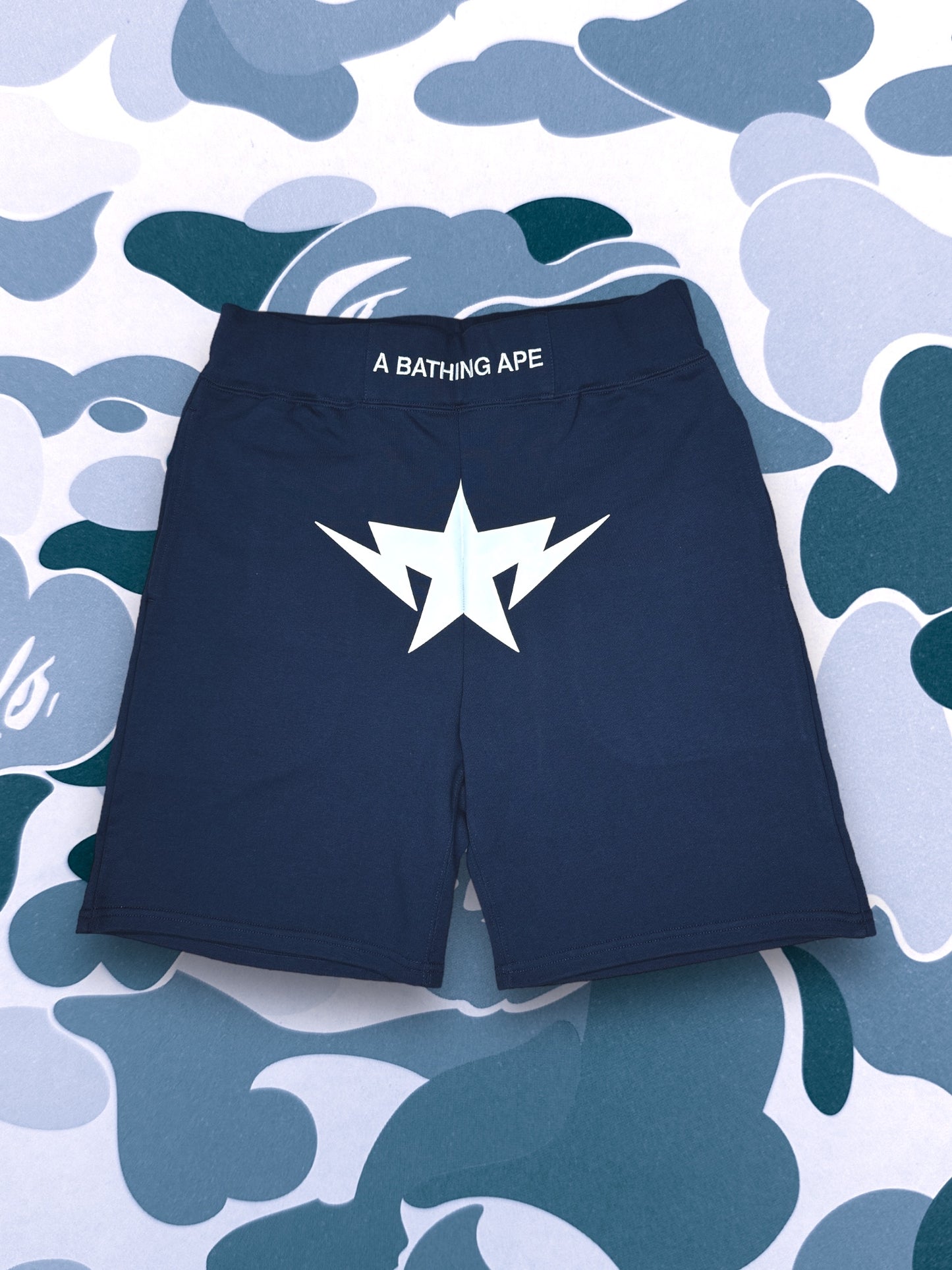 A Bathing Ape TwinSTA Sweat Shorts Blue