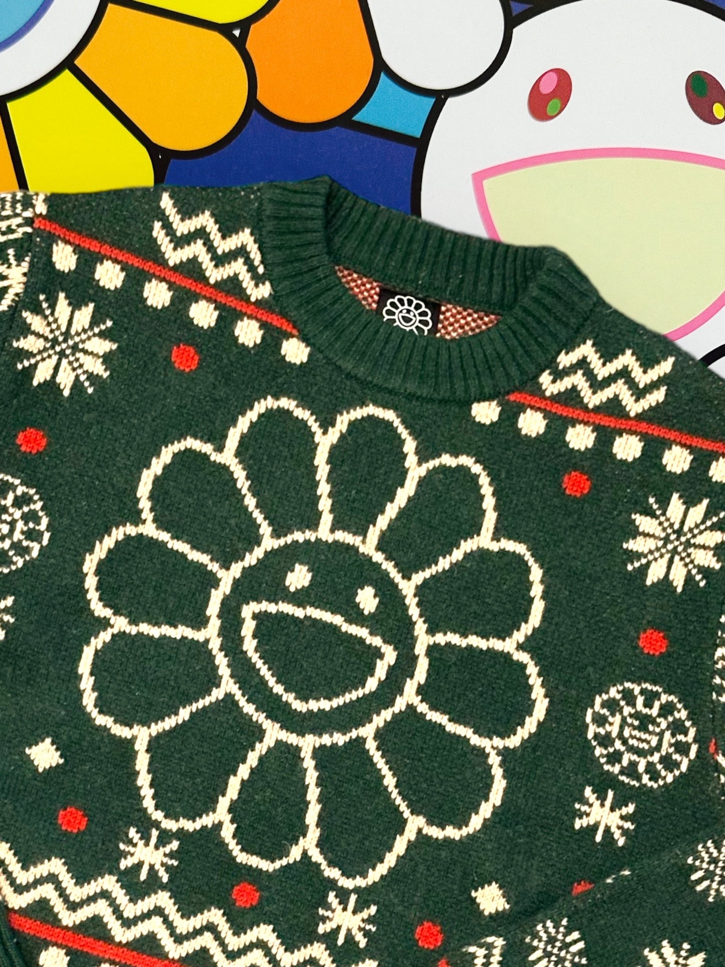 Takashi Murakami x NTWRK Ugly Christmas Sweater