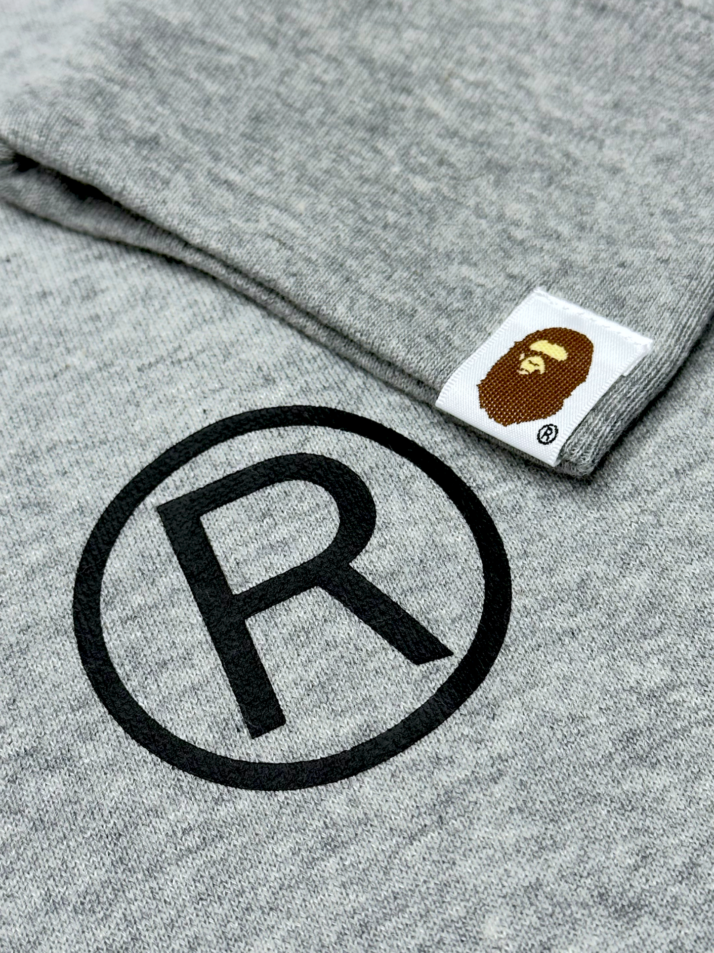 Bape Head Silhouette Grey Sweater