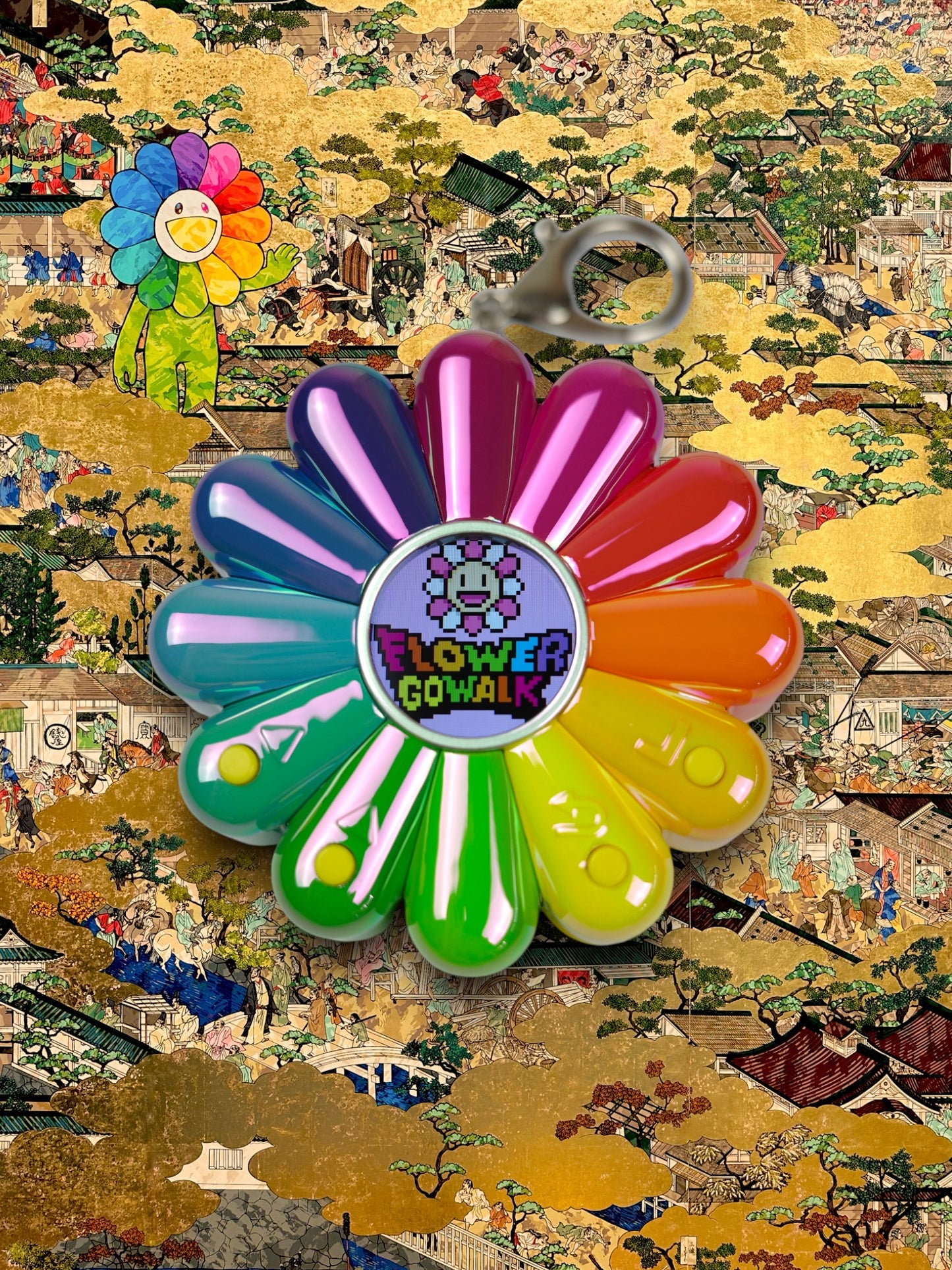 Flower Go Walk Color By Takashi Murakami