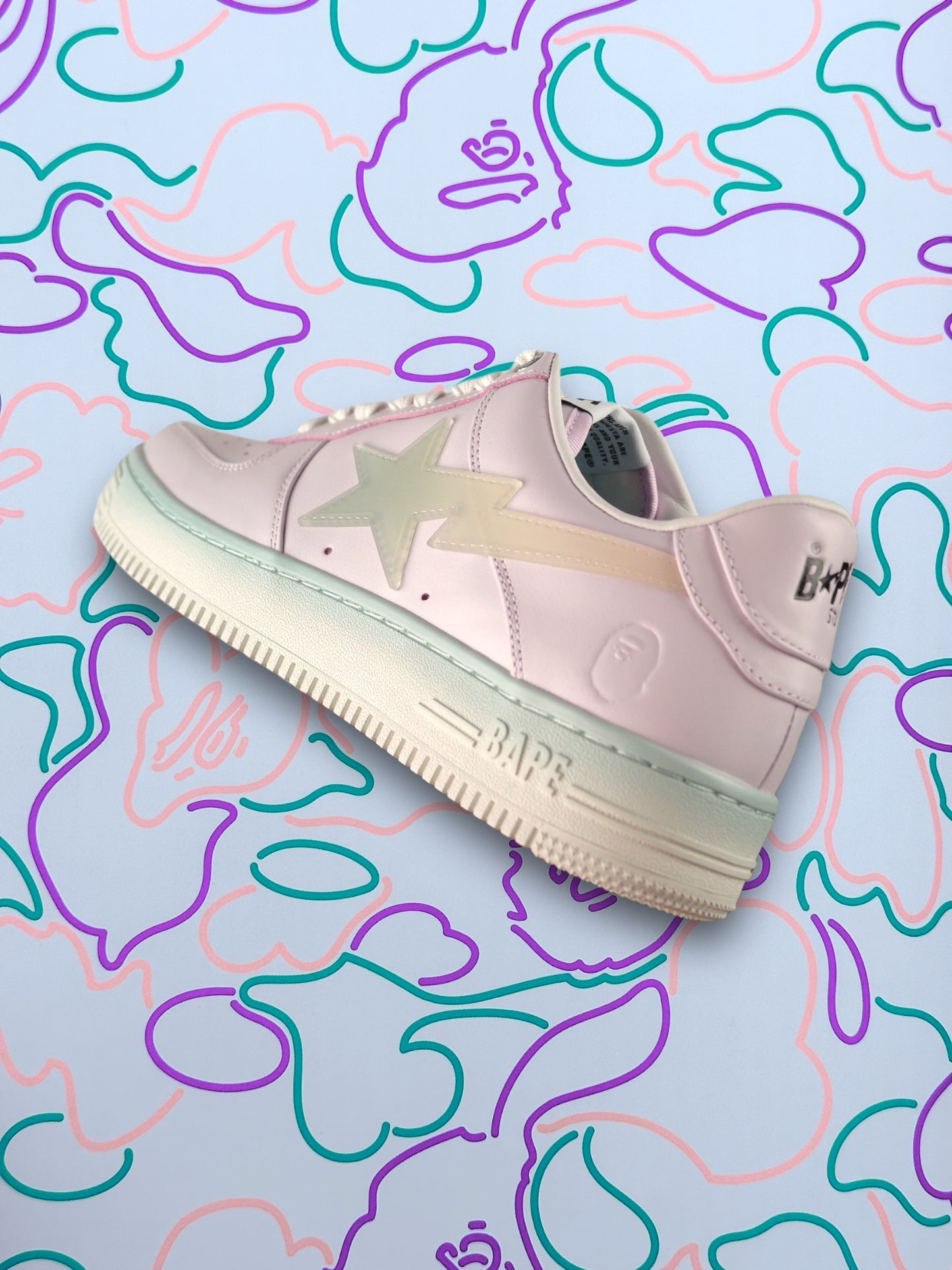 BAPESTA Pink Fade