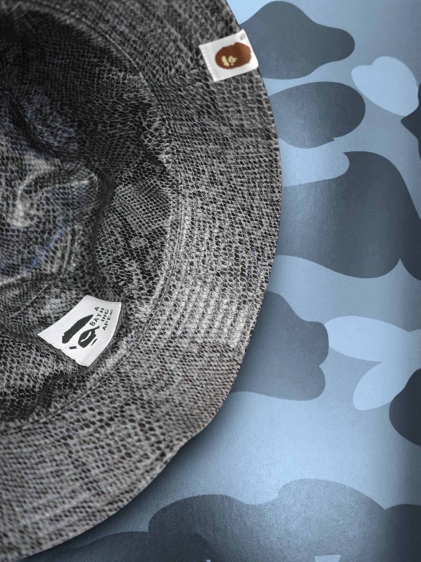 Bape Snake Skin Bucket Hat