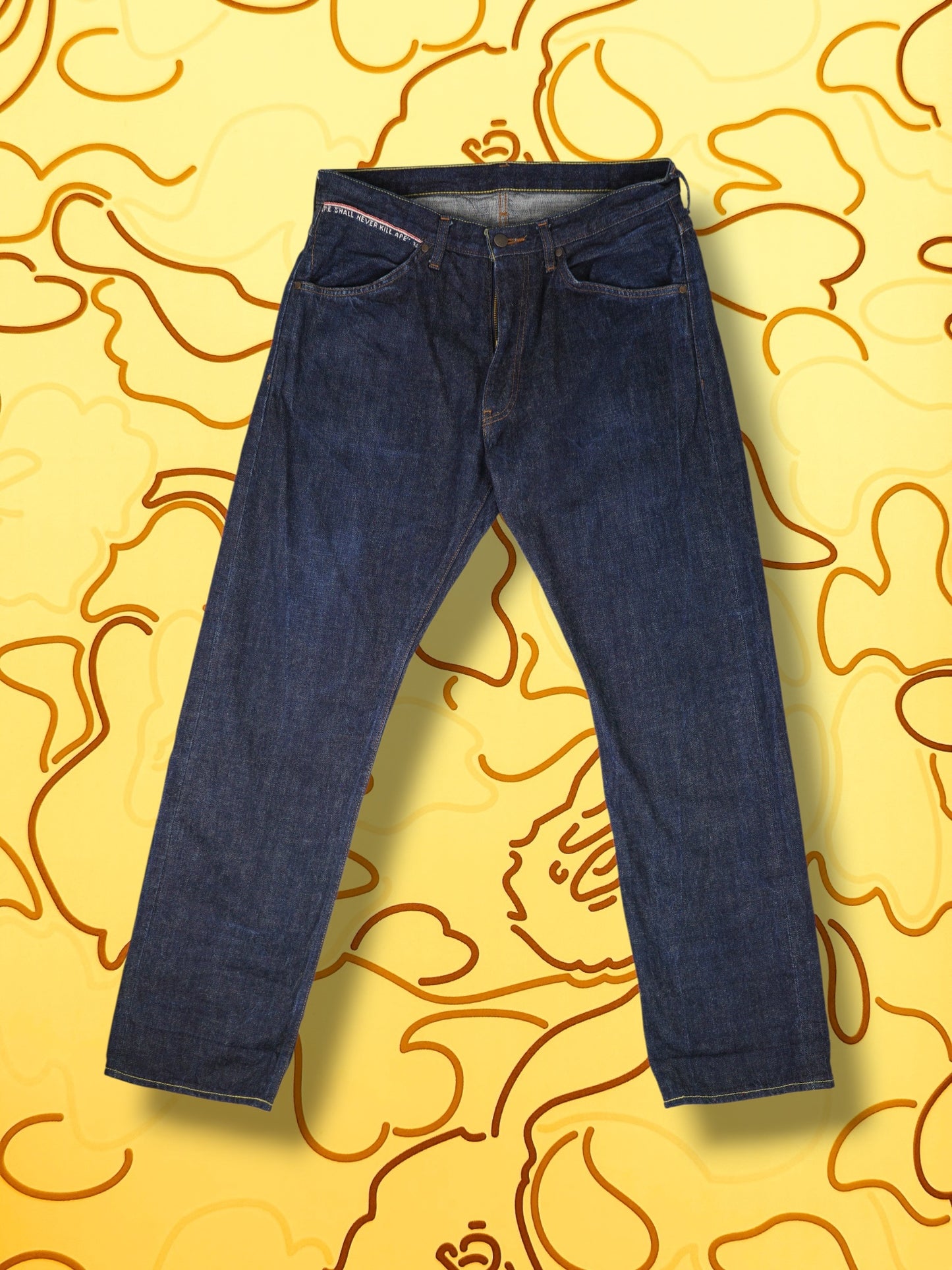 A Bathing Ape ASNKA Rope Denim Jean Pants