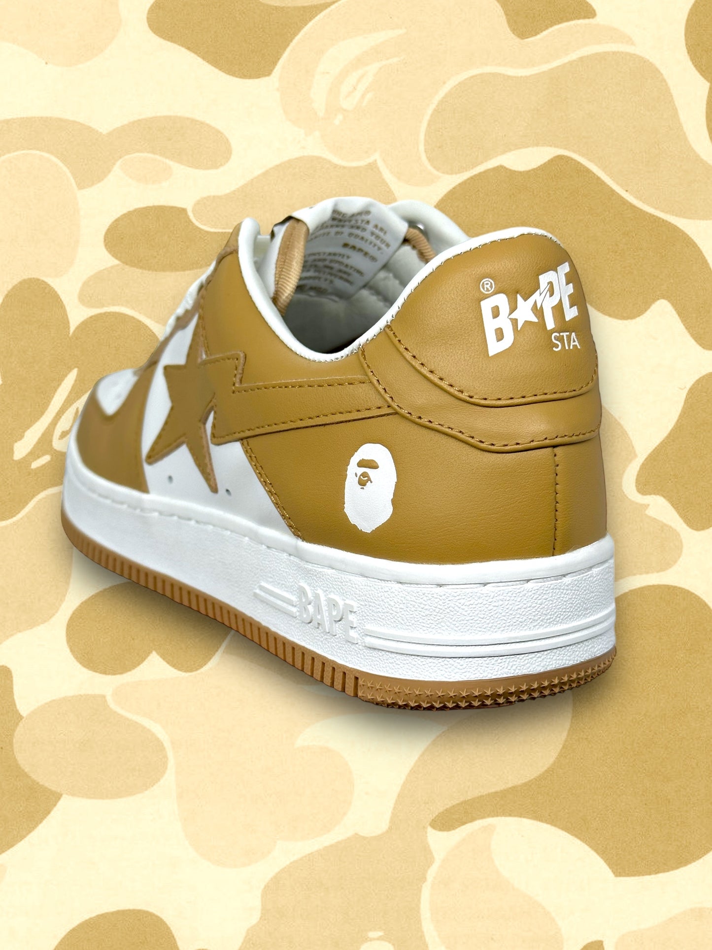 BAPESTA Beige/White