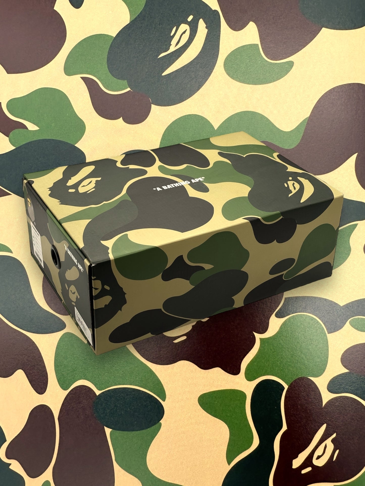 BAPESTA Green Camo STA White