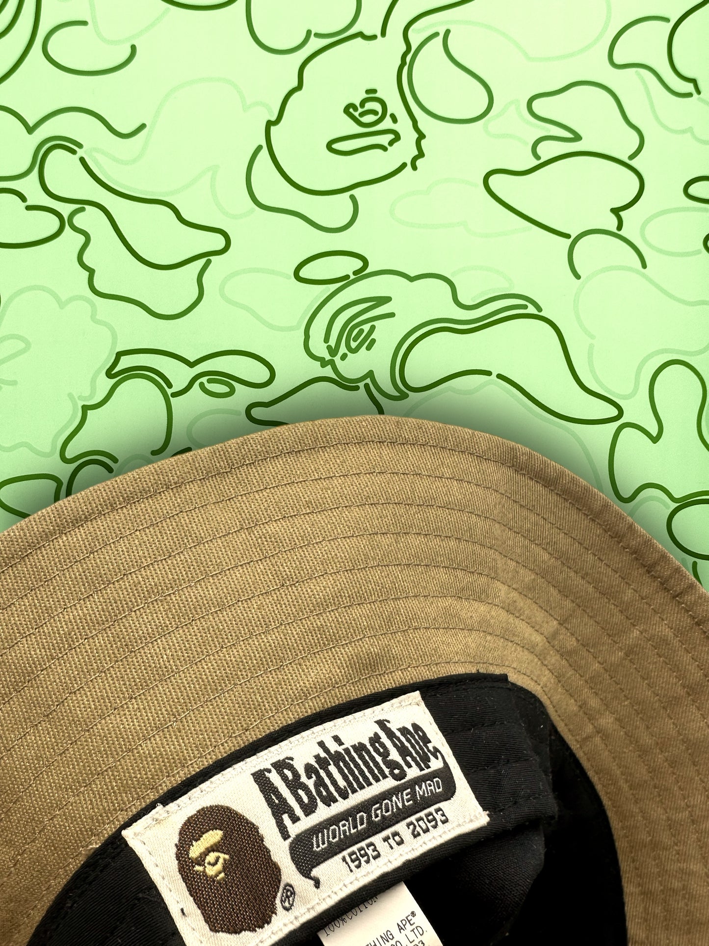 Bape Khaki Bucket Hat