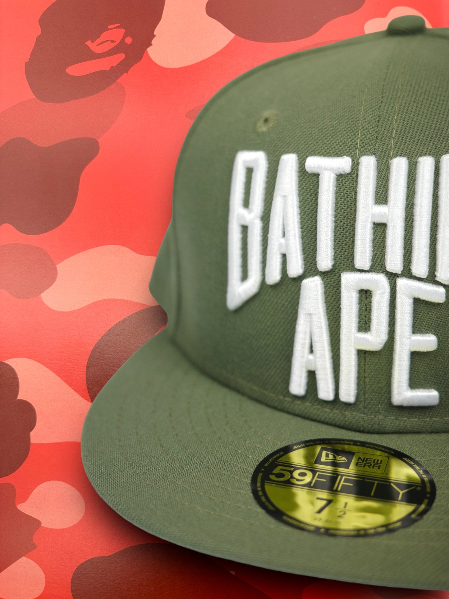 Bape x New Era NYC Logo Fitted Cap