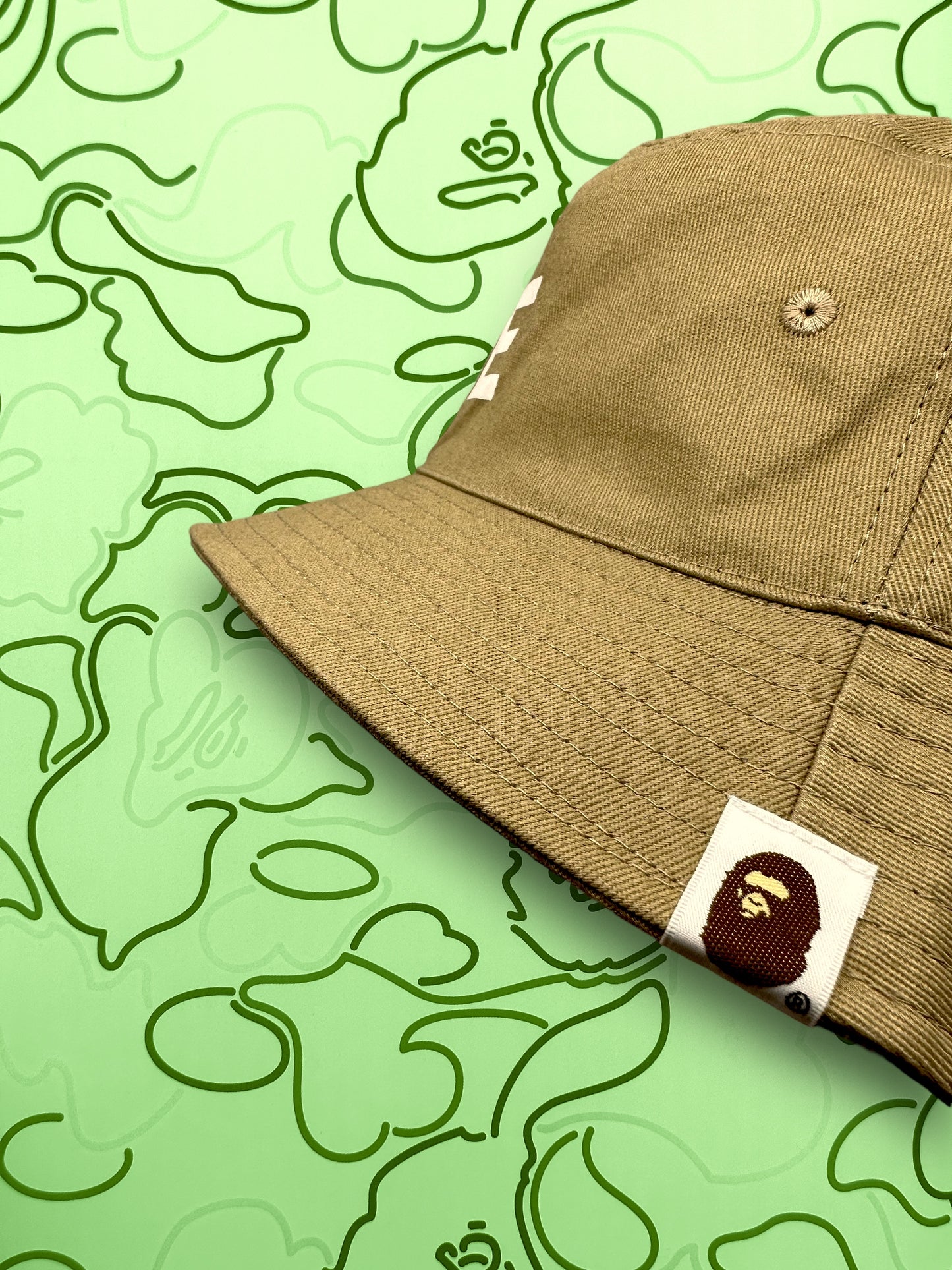 Bape Khaki Bucket Hat