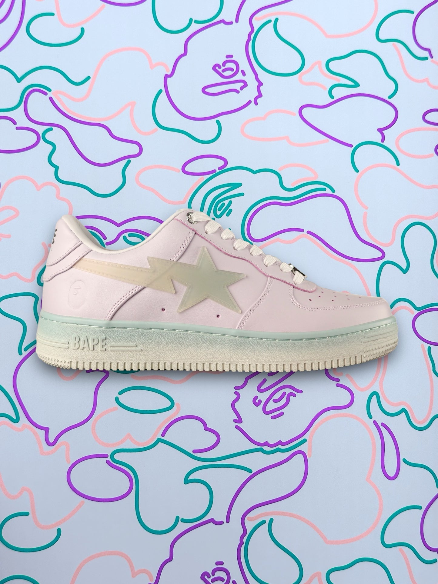 BAPESTA Pink Fade