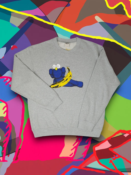 KAWS x Warhol Uniqlo Banana Sweatshirt