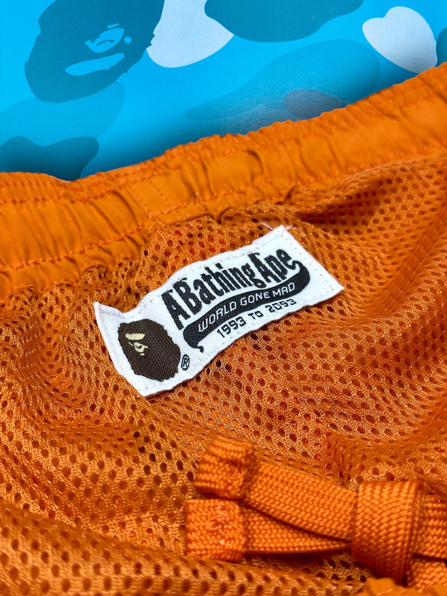 A Bathing Ape Board Shorts Orange