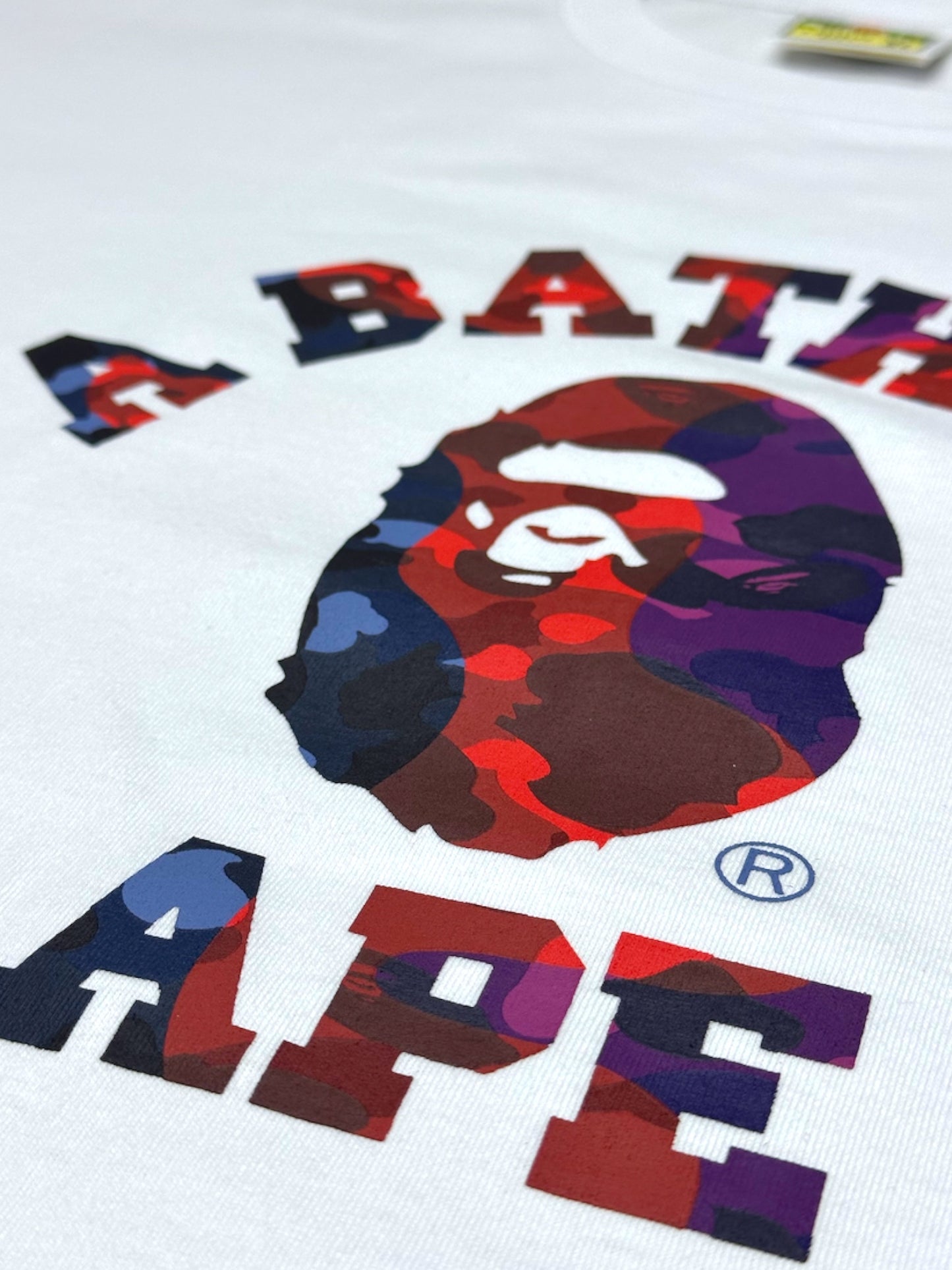 Bape College Tri Camo Tee