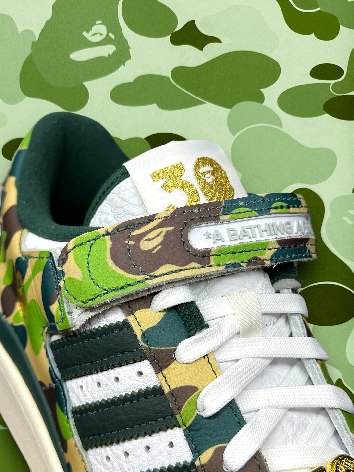 Adidas x Bape 30th Anniversary Forum 84 Low